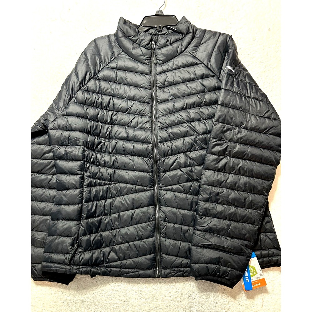 Columbia Women's 2XL Black Powder Pass Jacket (R2)